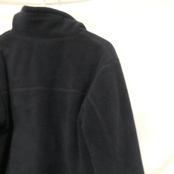 WEATHER SPIRITS | ladies medium | Navy Blue Fleece Button-Up Coat - Picture 11 of 15